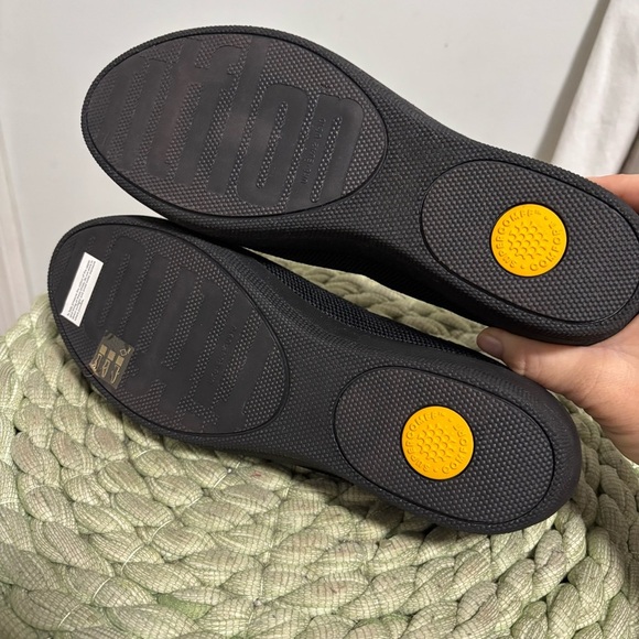FitFlop Superskate Uberknit Black Slip On Comfort Lightweight Loafers NWOB - Picture 7 of 7